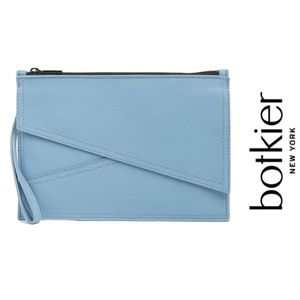 NWT BOTKIER NY CROSSTOWN ALAZU LARGE LEATHER CLUTCH WRISTLET
